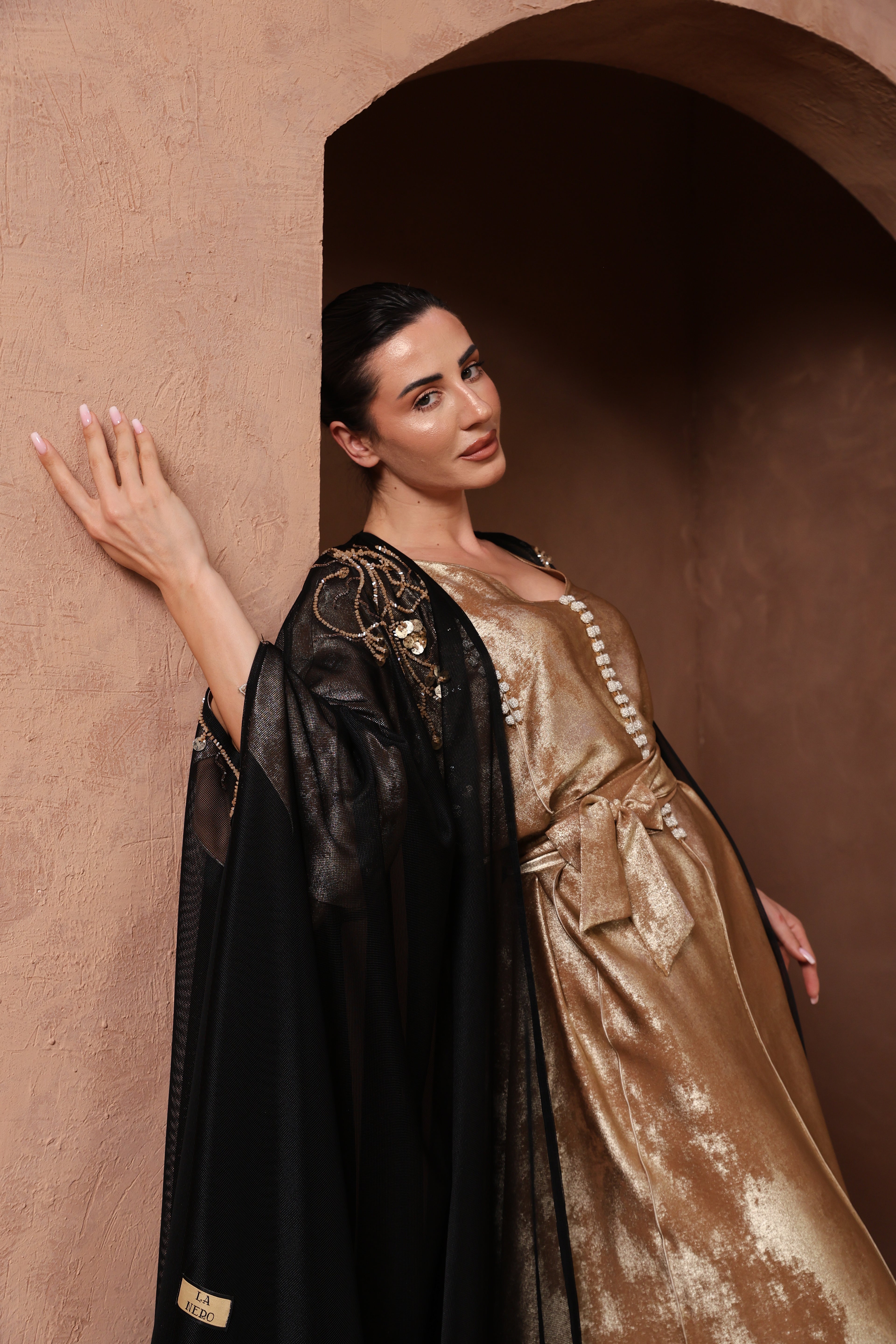 Antique Gold Dogma Dress