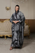 Charcoal Marble Abaya