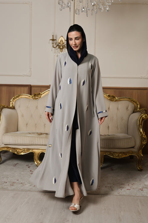 Dove Feather Abaya