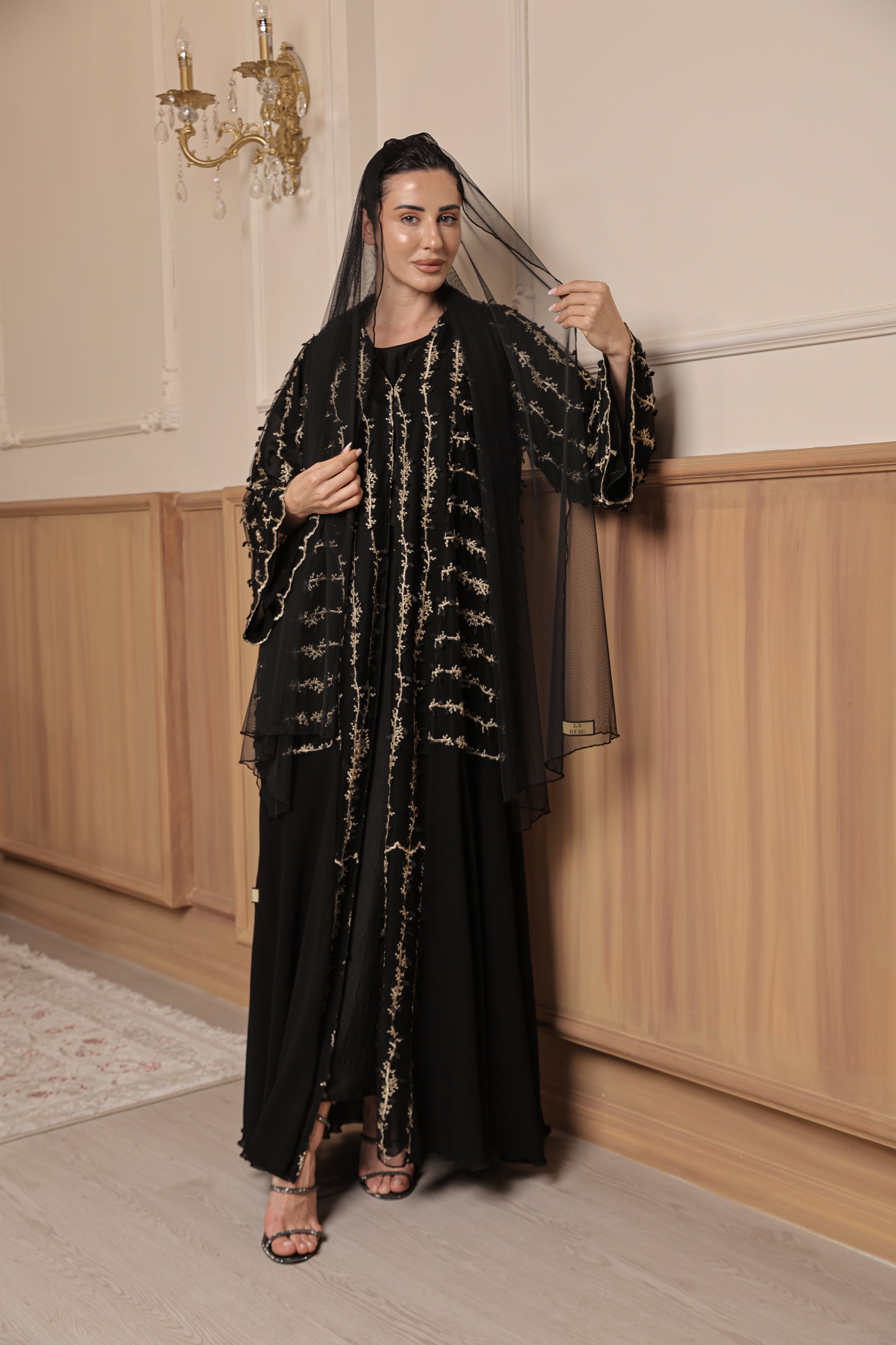Golden Vine Abaya