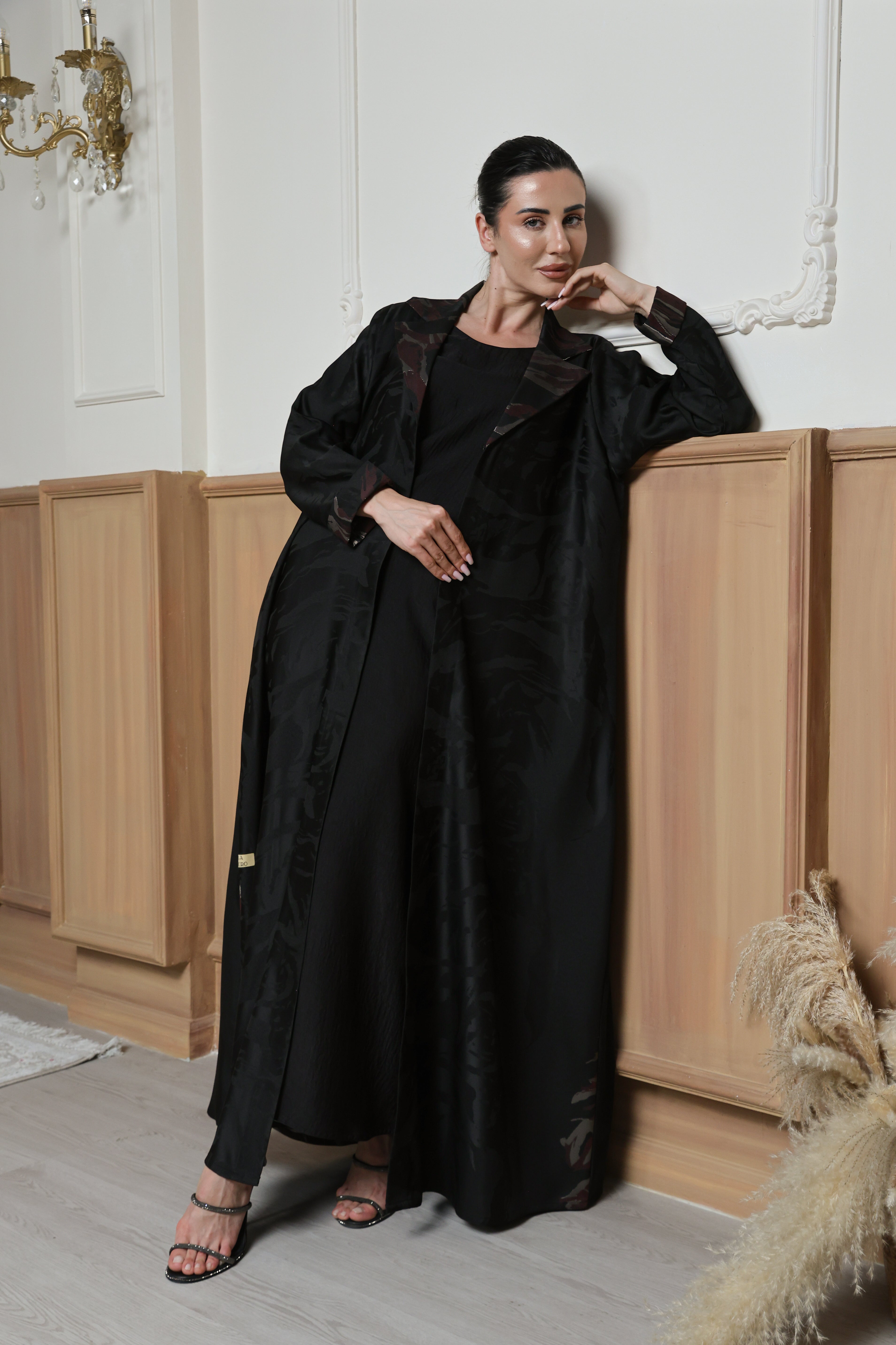 Noir Jacquard Abaya
