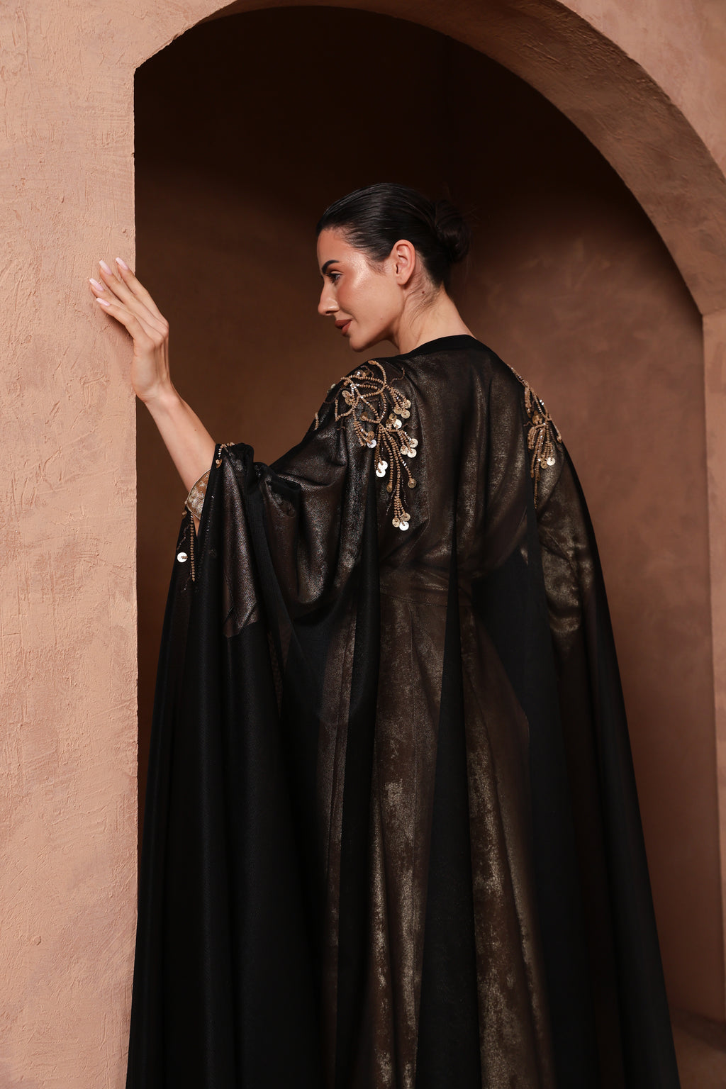 Noir Toor Wedding Abaya