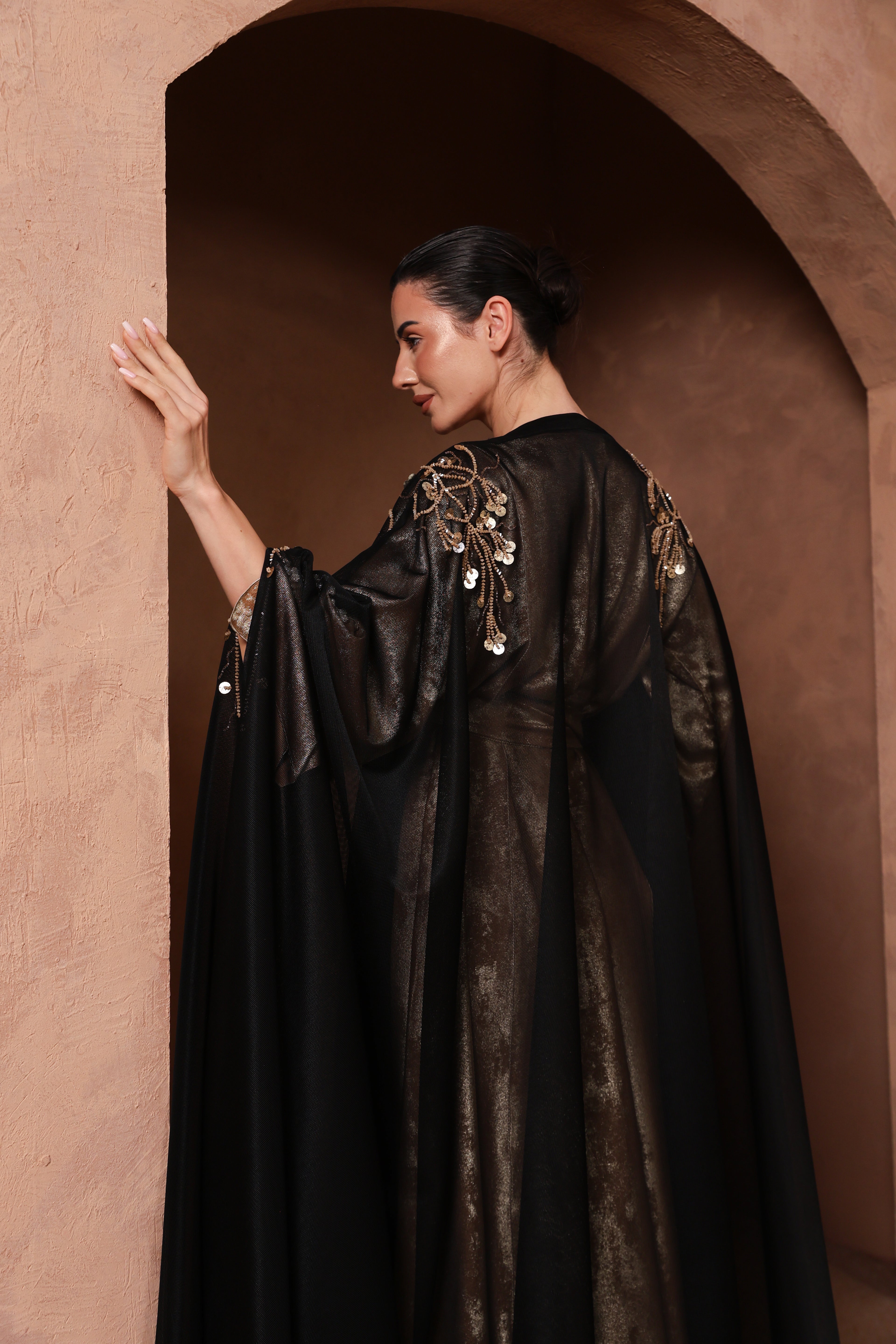 Noir Toor Wedding Abaya