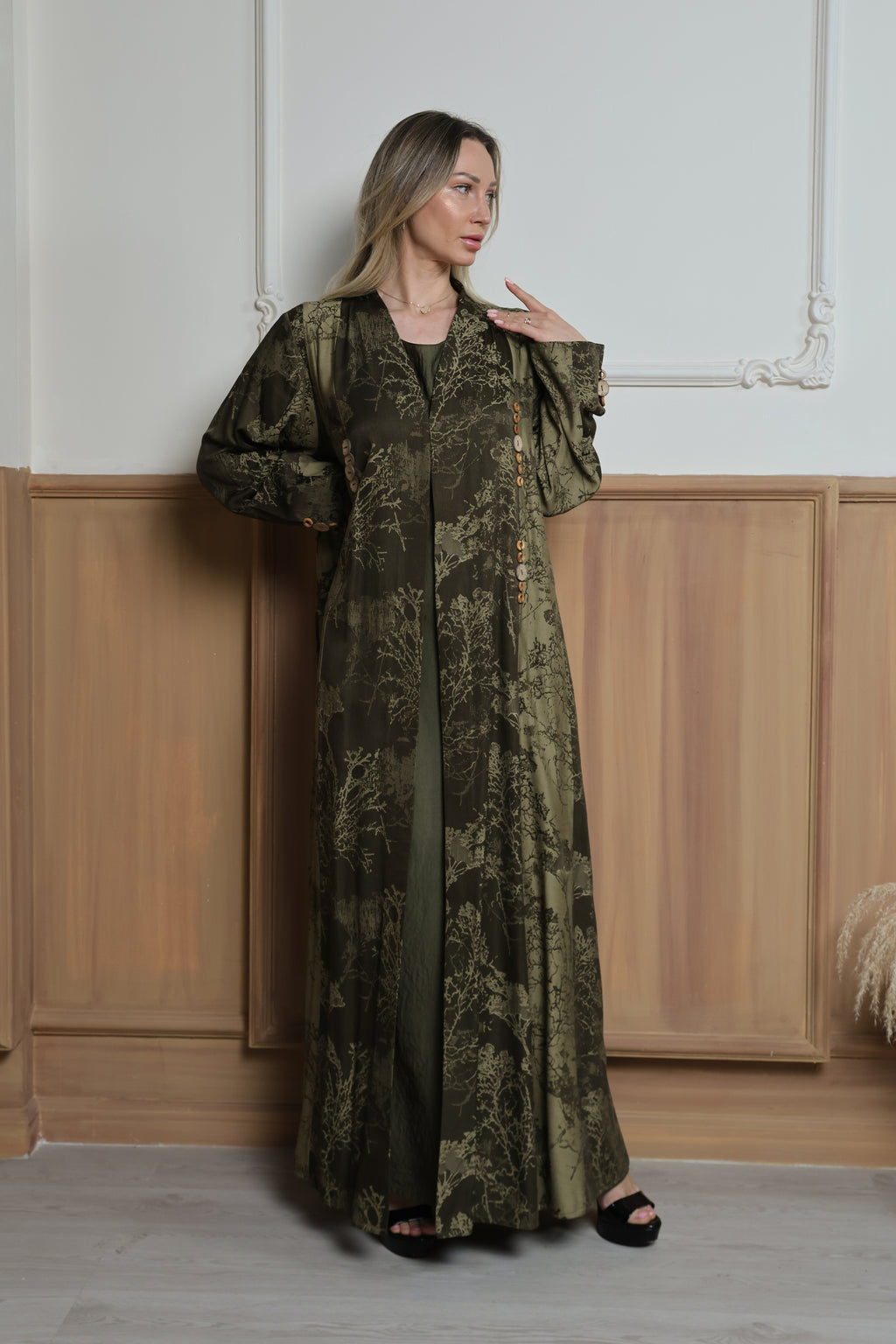 Olive Branch Abaya