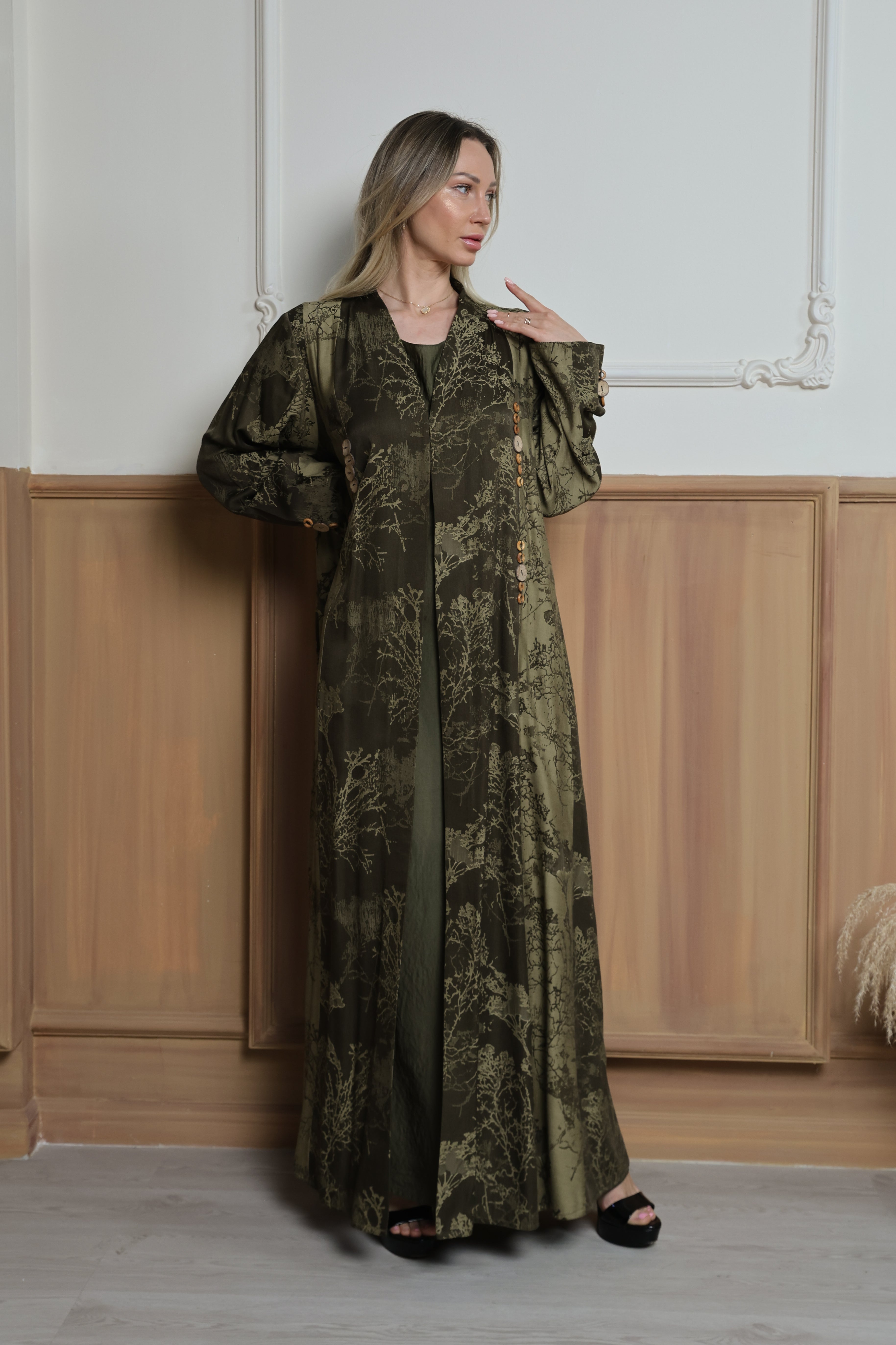 Olive Branch Abaya