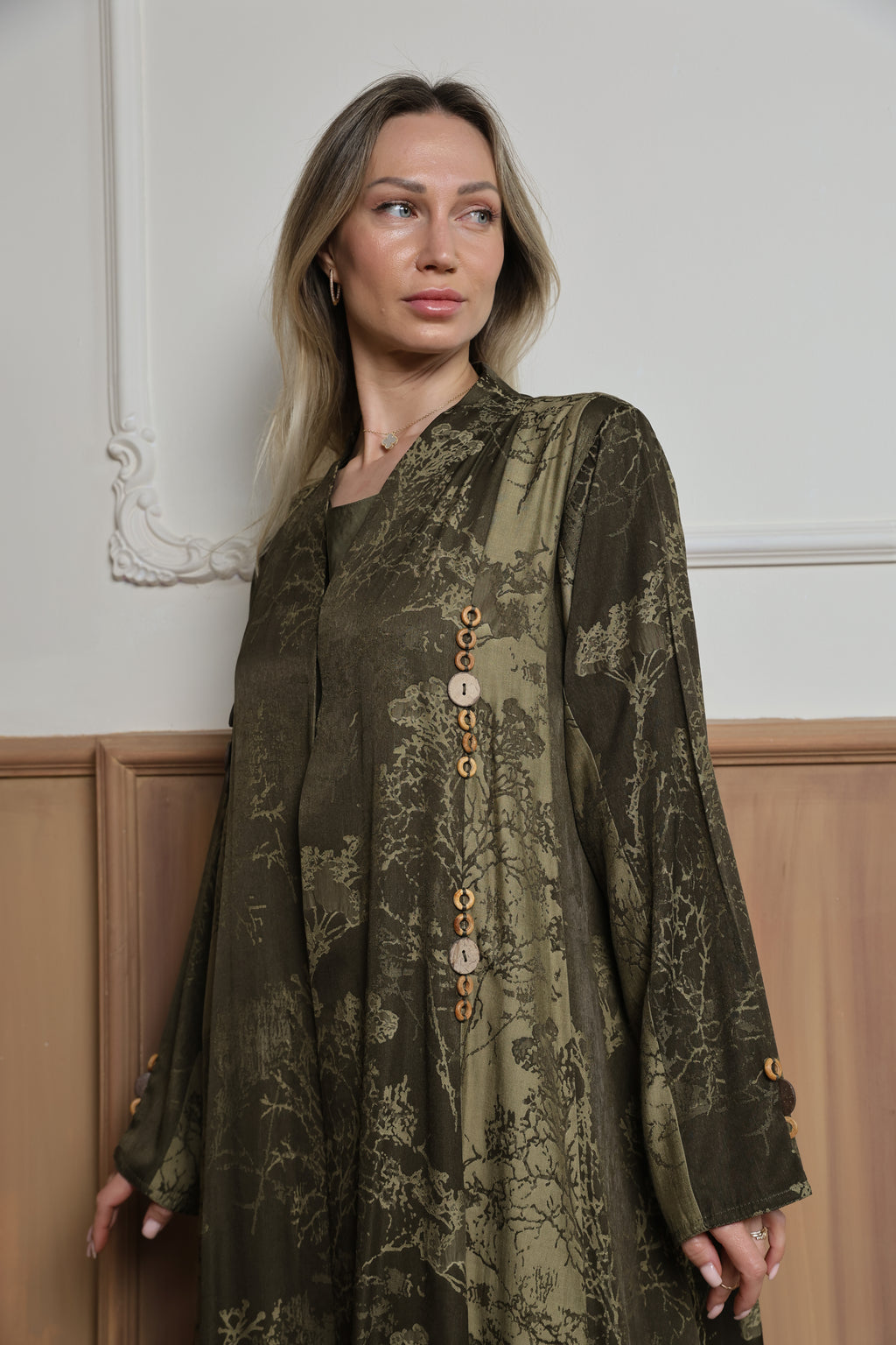 Olive Branch Abaya