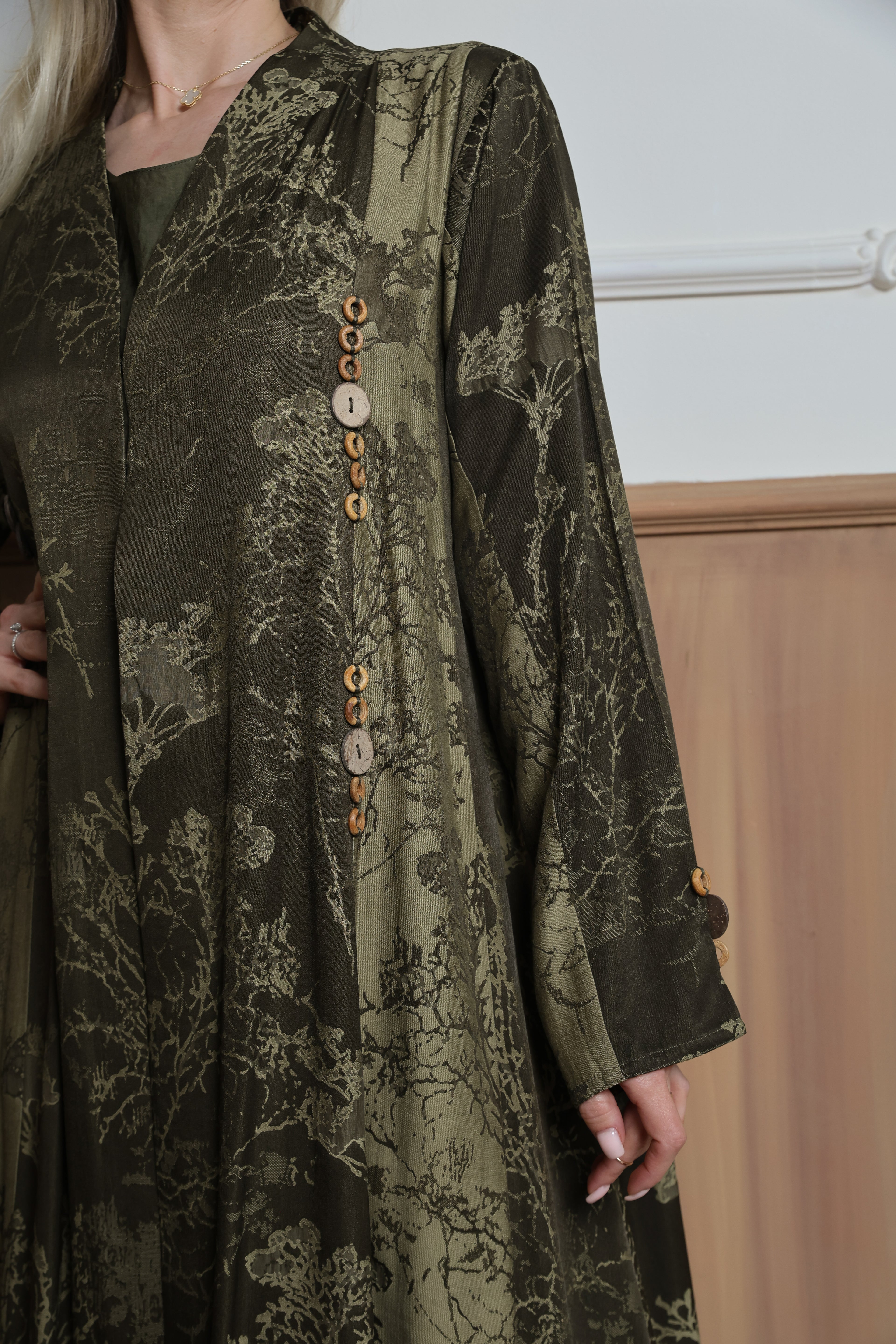 Olive Branch Abaya