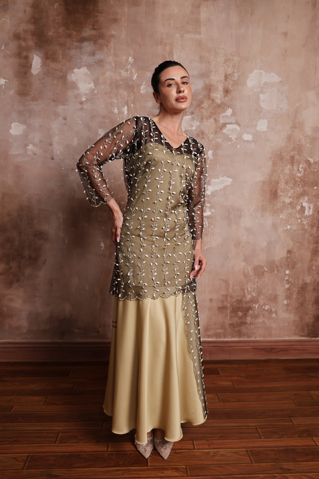 Champagne Vine Dress