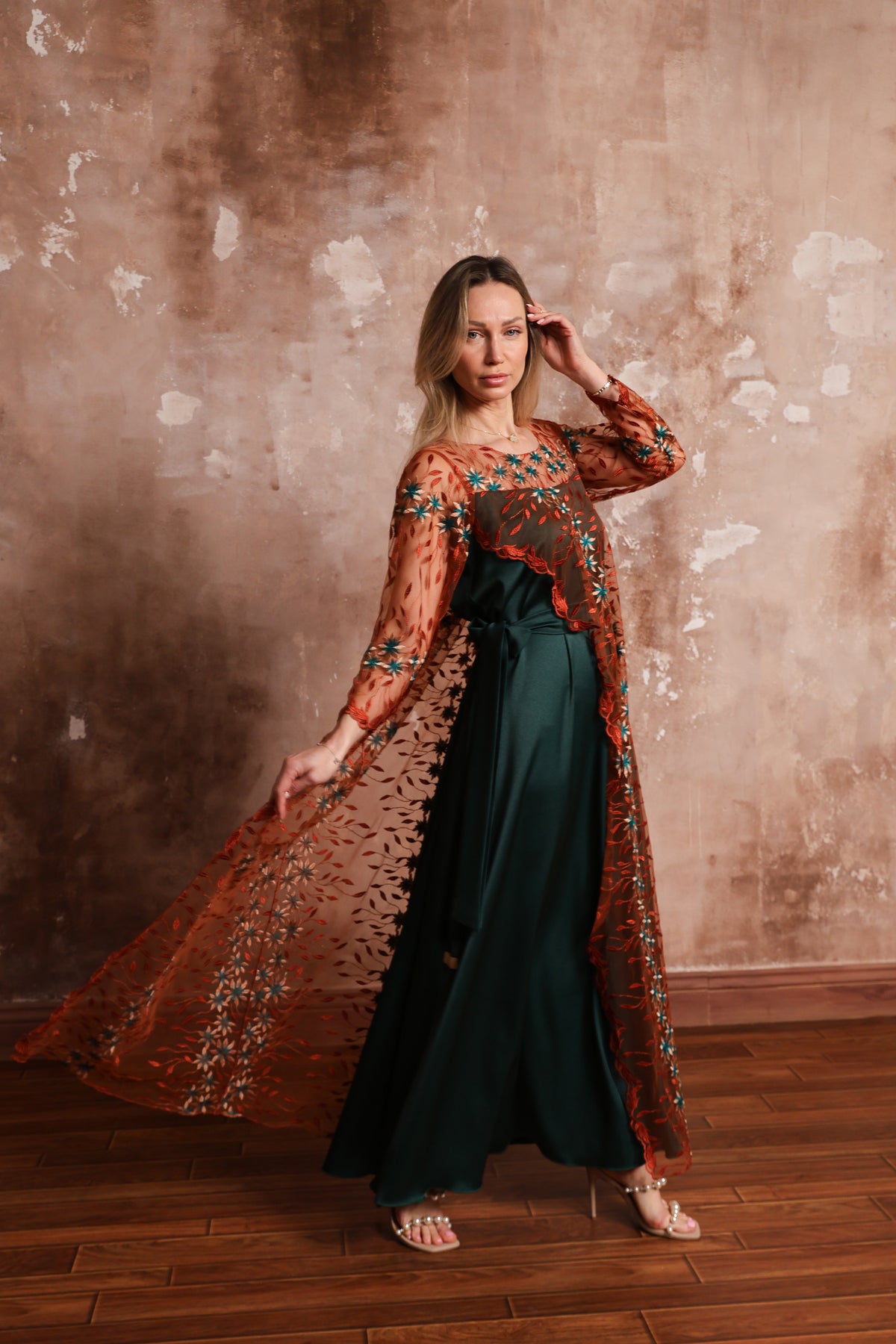 Copper Daisy Dress