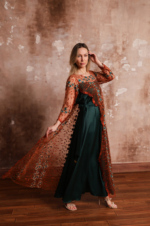 Copper Daisy Dress