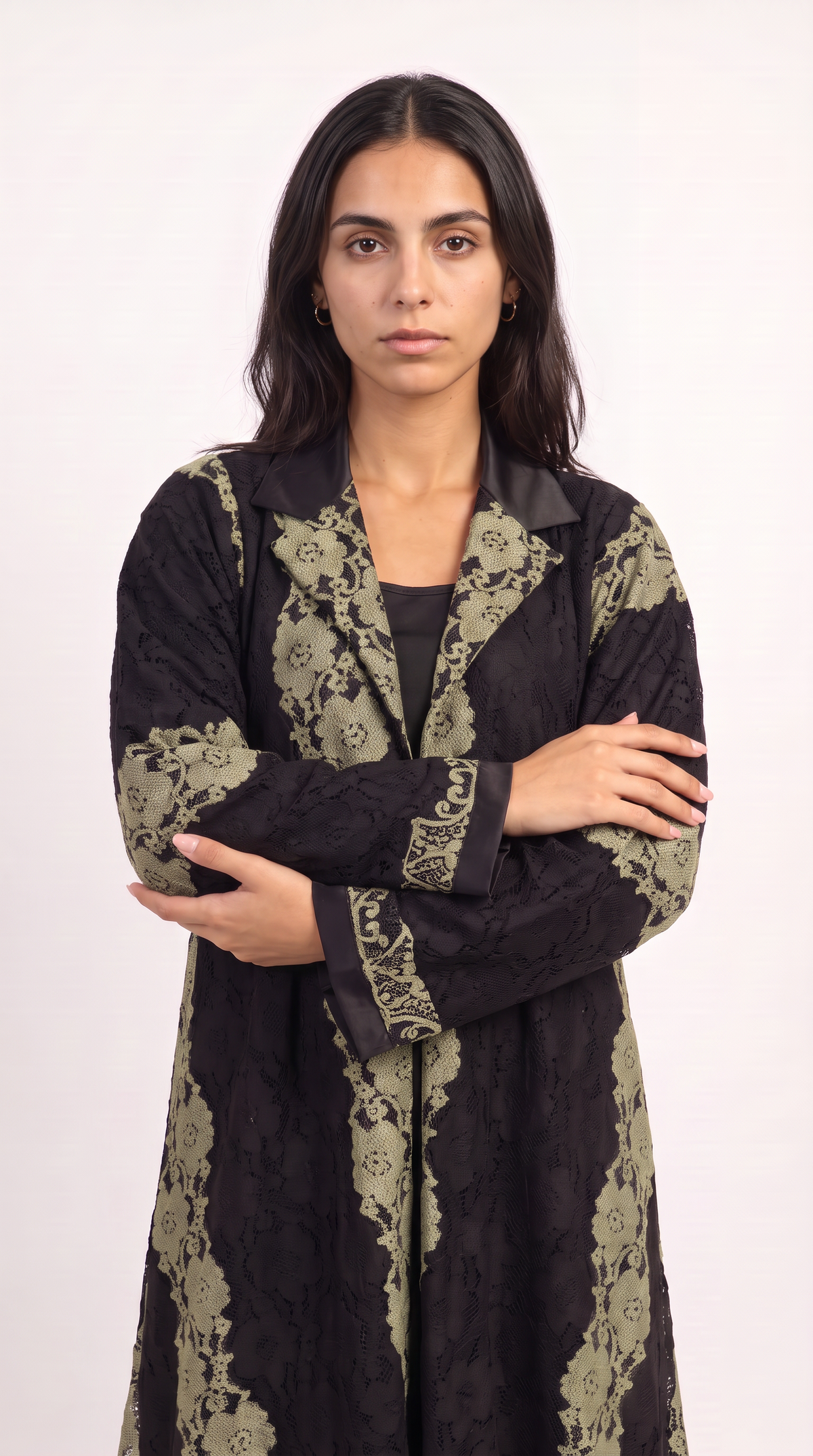 Sage Scallop Abaya